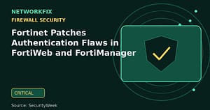 Fortinet Patches Authentication Flaws in FortiWeb and FortiManager - NetworkFix cybersecurity news