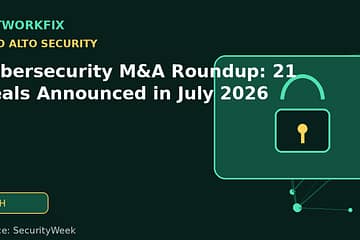 Cybersecurity M&A Roundup: 21 Deals Announced in July 2026 - NetworkFix cybersecurity news